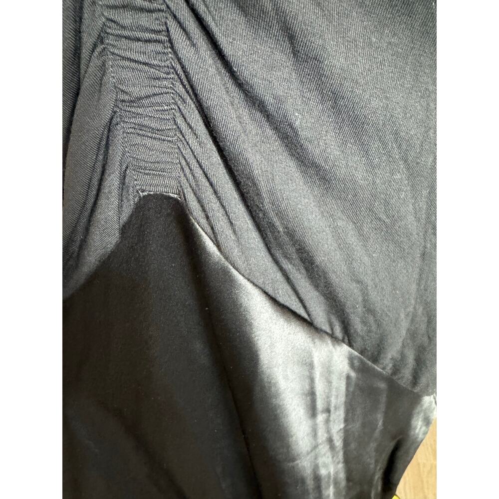 🖤 REISS Thalia Black Sculpted Jersey Mix Bodycon Dress Size 8 NWT - Picture 10 of 14